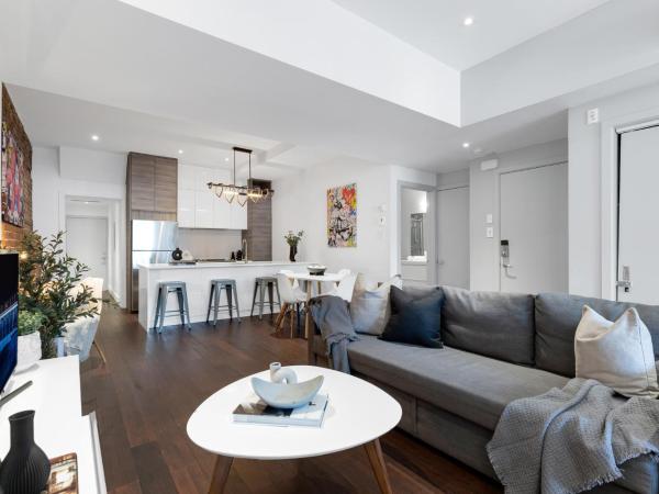 Liv MTL Soho : photo 3 de la chambre soho-5 & 6 | combined 2-unit suite + patio bbq downtown mtl