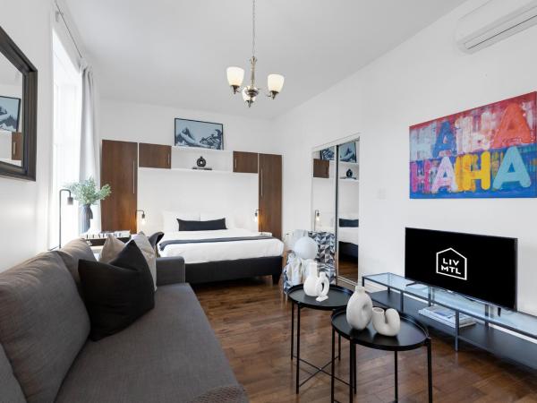 Liv MTL MTL : photo 2 de la chambre mtl-201 | spacious studio suite + rooftop downtown mtl
