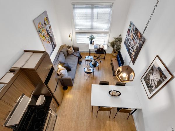 Liv MTL Main : photo 3 de la chambre main-306 | spacious 1br suite + mezzanine with ladder access