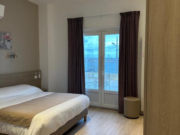 Hôtel Beau Rivage : photo 10 de la chambre chambre double avec terrasse - vue sur mer