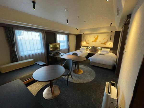 HOTEL GLOBAL VIEW Niigata : photo 1 de la chambre chambre lits jumeaux de luxe - non-fumeurs