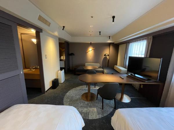 HOTEL GLOBAL VIEW Niigata : photo 2 de la chambre chambre lits jumeaux de luxe - non-fumeurs