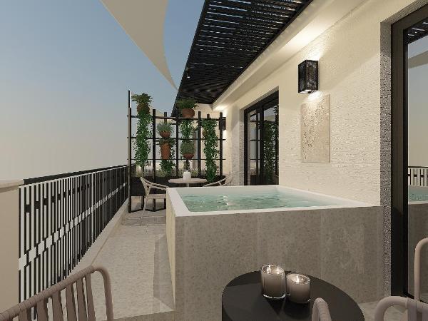 Esse Athens : photo 1 de la chambre maison suite with balcony & hot tub