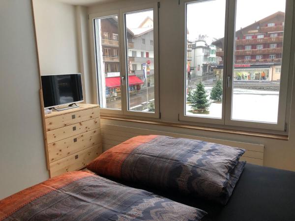 Hotel Silberhorn - Residences & Spa Wengen : photo 9 de la chambre appartement - vue sur le breithorn