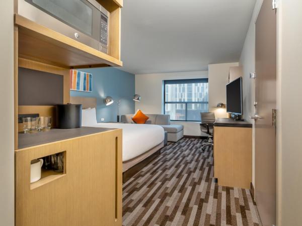 Hyatt House Salt Lake City Downtown : photo 3 de la chambre chambre lit king-size - accessible aux personnes à mobilité réduite