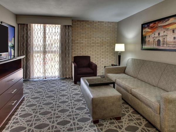 Drury Plaza Hotel San Antonio Airport : photo 2 de la chambre suite lit king-size avec kitchenette