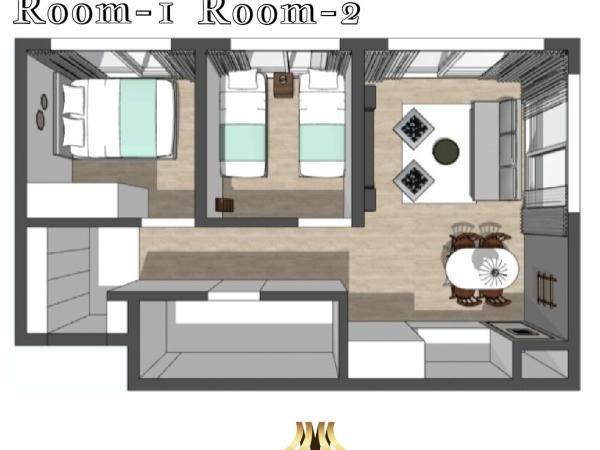 INN-The City MyeongDong : photo 3 de la chambre chambre familiale avec salle de bains privative