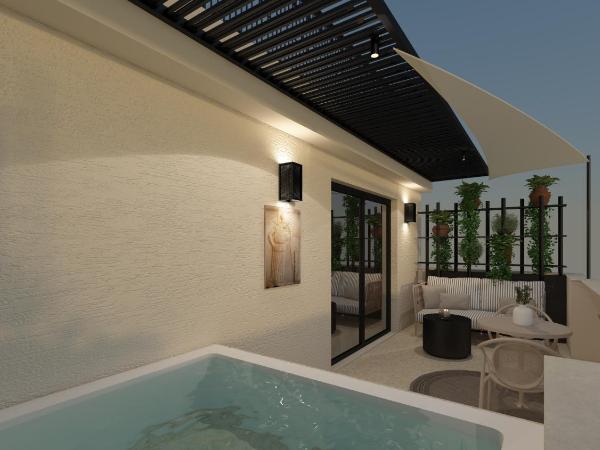 Esse Athens : photo 10 de la chambre esse acropolis suite with balcony & hot tub