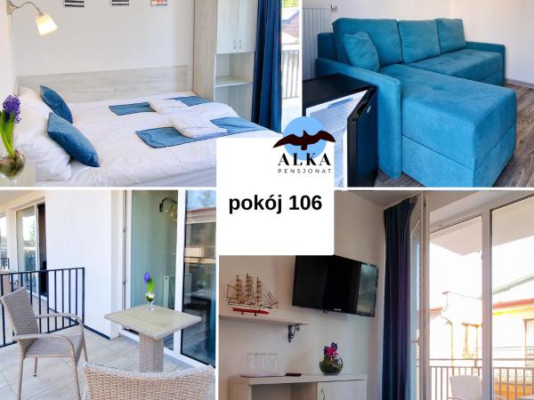 Pensjonat Alka : photo 1 de la chambre chambre quadruple avec balcon