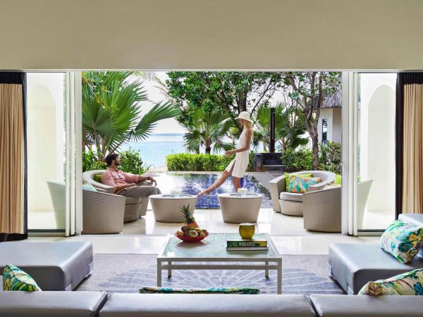 SO/ Sofitel Mauritius : photo 2 de la chambre villa 2 chambres vip so avec jardin privé, salon et piscine privée - côté plage