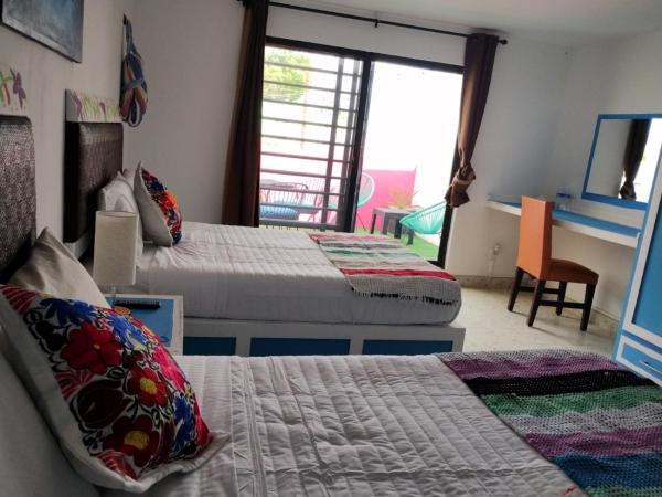 T´úubul K´iin Bed & Breakfast : photo 7 de la chambre chambre lits jumeaux