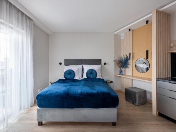 InPoint Aparthotel Grzegórzecka 11 : photo 6 de la chambre studio avec balcon 