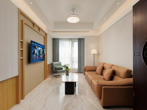 Doria Home International Apartment -Guangzhou Huijin IFC Keyun Road Metro Branch-Canton Fair Free Shuttle : photo 1 de la chambre appartement 2 chambres