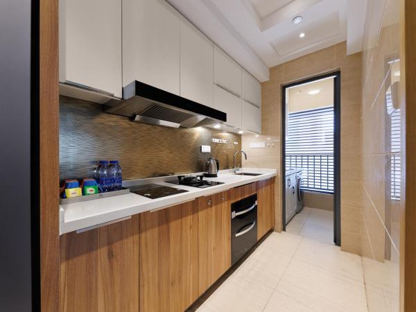 Doria Home International Apartment -Guangzhou Huijin IFC Keyun Road Metro Branch-Canton Fair Free Shuttle : photo 10 de la chambre appartement 2 chambres