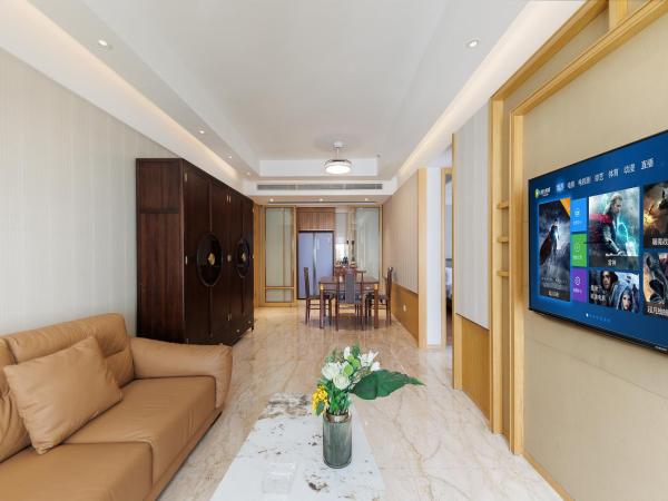 Doria Home International Apartment -Guangzhou Huijin IFC Keyun Road Metro Branch-Canton Fair Free Shuttle : photo 6 de la chambre appartement 2 chambres