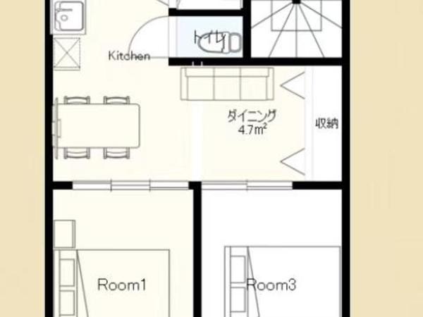 Comma House Minaminagasaki 202 : photo 3 de la chambre appartement