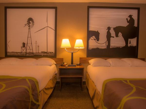 Super 8 by Wyndham Oklahoma Airport Fairgrounds West : photo 2 de la chambre chambre avec 2 lits queen-size - fumeurs