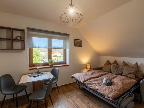 Penzion Krumlovské rozcestí : photo 9 de la chambre suite supérieure lit king-size