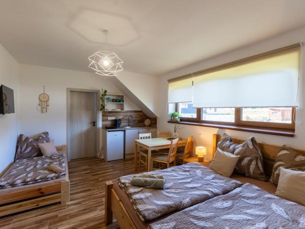 Penzion Krumlovské rozcestí : photo 4 de la chambre studio lit king-size deluxe