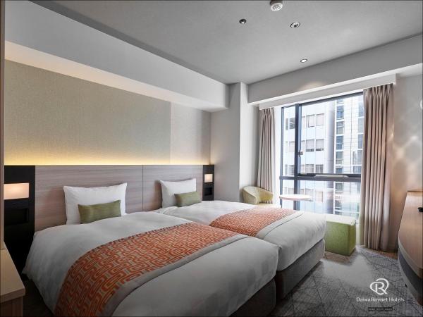 Daiwa Roynet Hotel Osaka Sakaisuji Honmachi PREMIER : photo 1 de la chambre chambre lits jumeaux hollywood - non-fumeurs