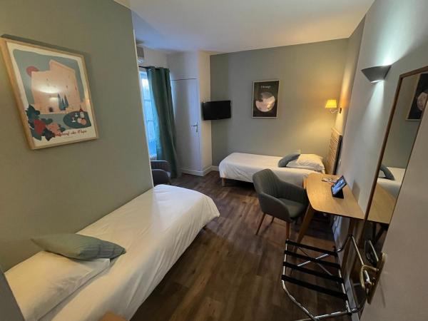 Le Clos d'Orange, Hotel & ville de Provence : photo 2 de la chambre chambre lits jumeaux