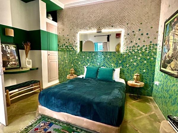 Riad Lauriers Blancs : photo 2 de la chambre chambre double jade