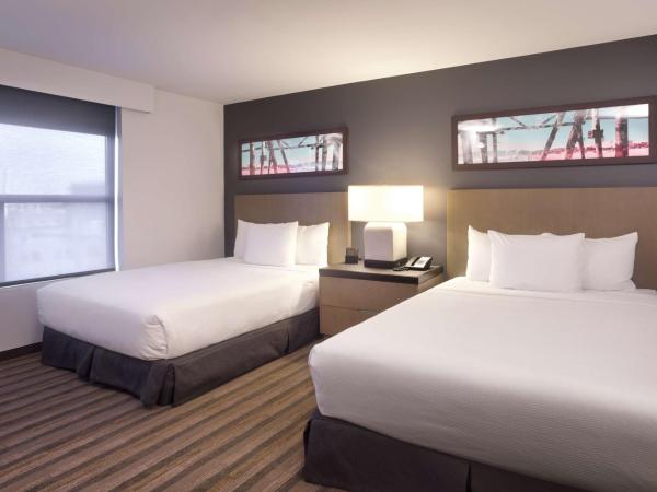 Hyatt House Salt Lake City Downtown : photo 3 de la chambre suite 1 chambre avec 2 lits queen-size - accessible aux personnes à mobilité réduite