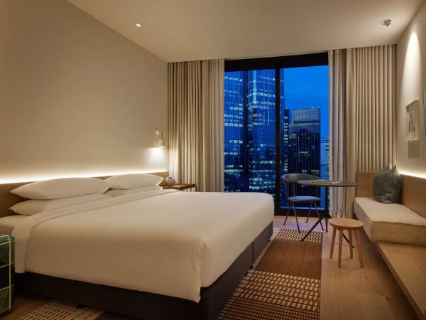Hyatt Centric Melbourne : photo 4 de la chambre chambre lit king-size deluxe - vue sur ville
