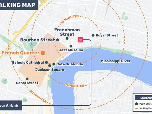 5 BR - Sleeps 10! Best Location next to French Quarter! : photo 9 de la chambre villa