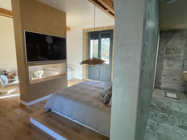 Mas Escala Suites & Spa : photo 7 de la chambre chambre double avec baignoire spa