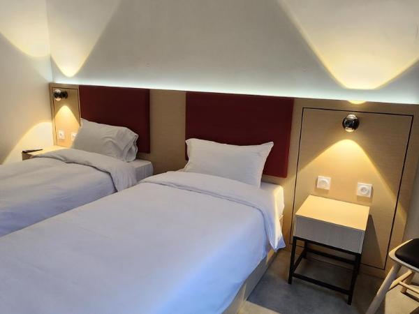 Anaïs Hôtel Bourges Nord Saint-Doulchard : photo 10 de la chambre chambre lits jumeaux