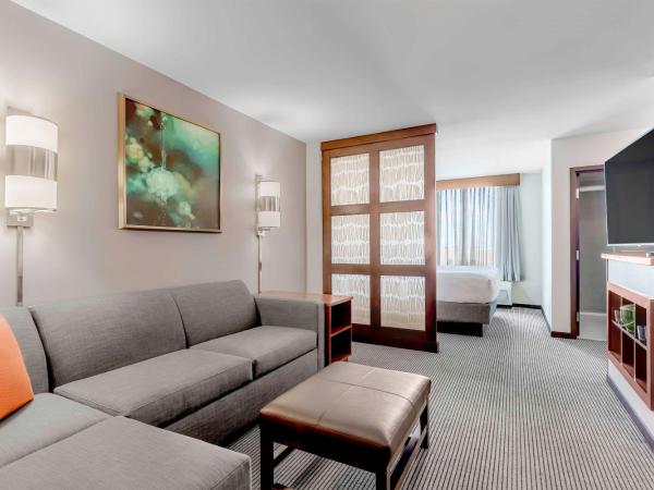 Hyatt Place Salt Lake City Airport : photo 5 de la chambre chambre lit king-size avec canapé-lit