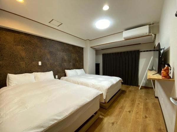 浅草・花豆HOTEL : photo 4 de la chambre chambre double ou lits jumeaux avec salle de bains