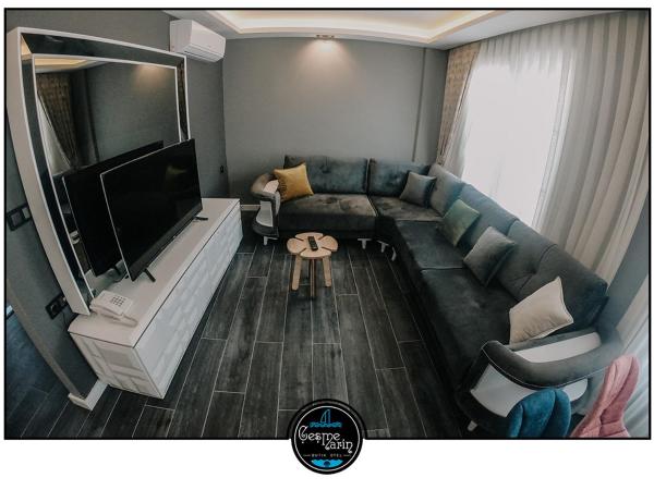 çesme marin butik otel : photo 2 de la chambre suite familiale