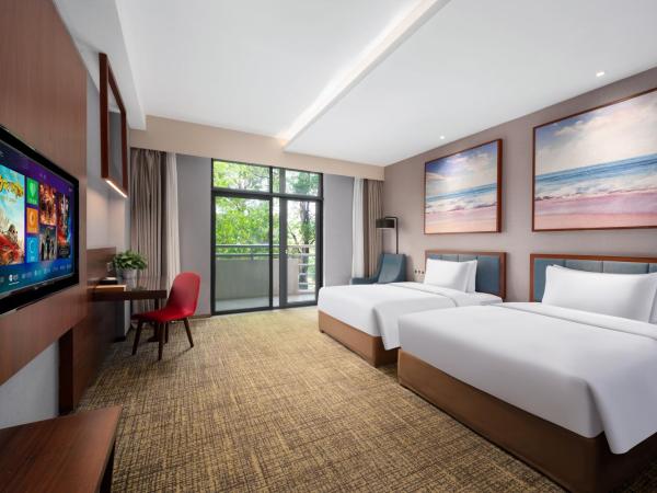 Ausotel Smart Baiyun International Airport T2, Canton Fair Certificate Application & Free Shuttle : photo 1 de la chambre chambre lits jumeaux deluxe