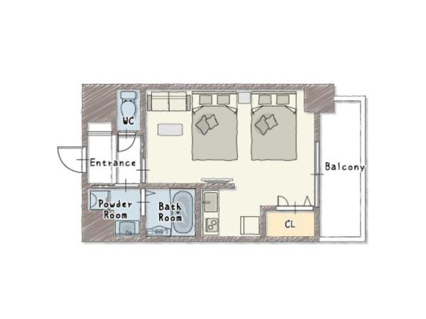 BON Condominium Namba Ebisu : photo 3 de la chambre appartement standard