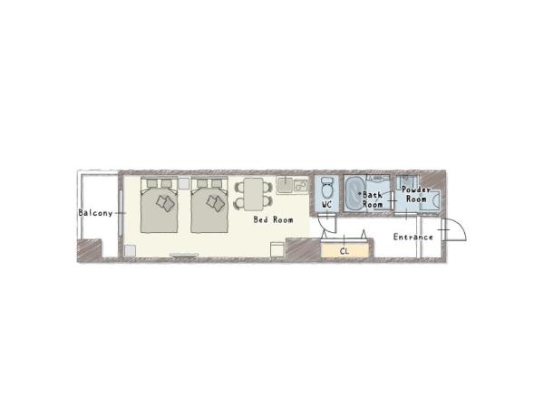 Hotel Mondonce Kyoto Gojo : photo 3 de la chambre appartement standard