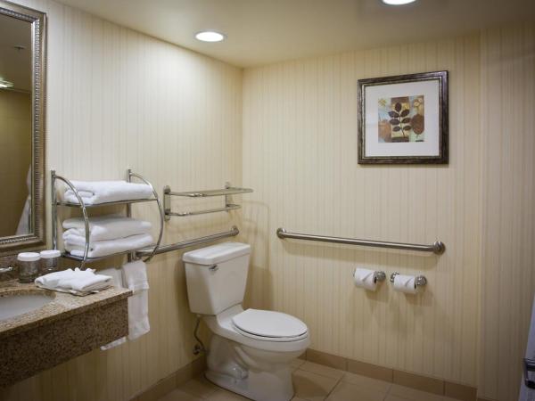 Crowne Plaza Louisville Airport Expo Center, an IHG Hotel : photo 2 de la chambre chambre lit king-size adaptée aux personnes malentendantes - douche accessible en fauteuil roulant