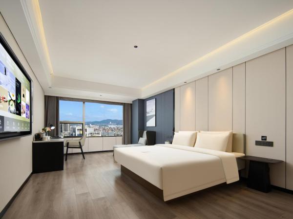 Atour X Hotel Guangzhou Huangpu Nangang Wanda : photo 1 de la chambre jimu double room with city view