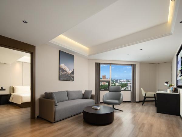 Atour X Hotel Guangzhou Huangpu Nangang Wanda : photo 2 de la chambre jimu suite with city view