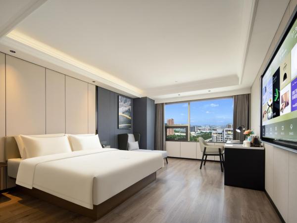Atour X Hotel Guangzhou Huangpu Nangang Wanda : photo 1 de la chambre chambre double exécutive avec vue