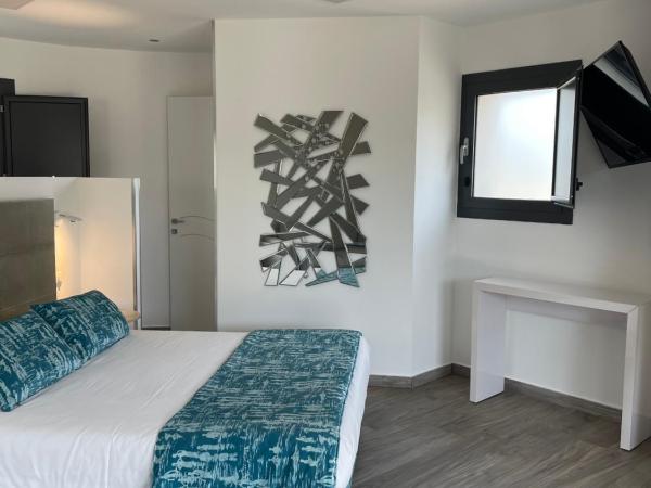 l'Albitru : photo 2 de la chambre chambre double supérieure - vue sur jardin