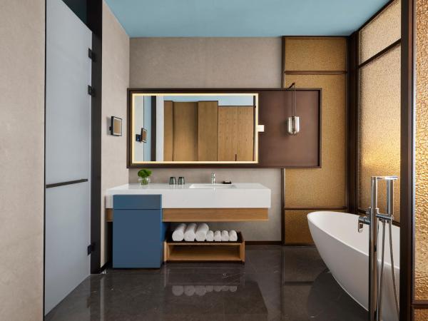 JW Marriott Hotel Xi'an Southwest : photo 3 de la chambre chambre lits jumeaux exécutive avec accès au salon club