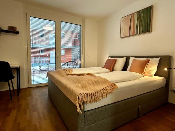 sHome Apartments Graz - Self-Check-in & free parking : photo 2 de la chambre appartement avec terrasse