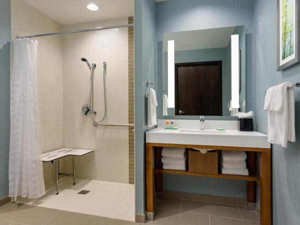 Hyatt Place Chicago/Downtown - The Loop : photo 8 de la chambre chambre 2 lits queen-size avec douche accessible en fauteuil roulant - accessible aux personnes à mobilité réduite