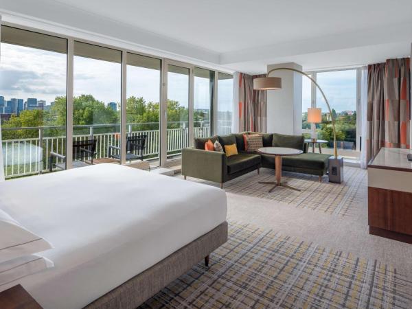 Hilton Amsterdam : photo 3 de la chambre suite junior lit king-size avec balcon Étage supérieur