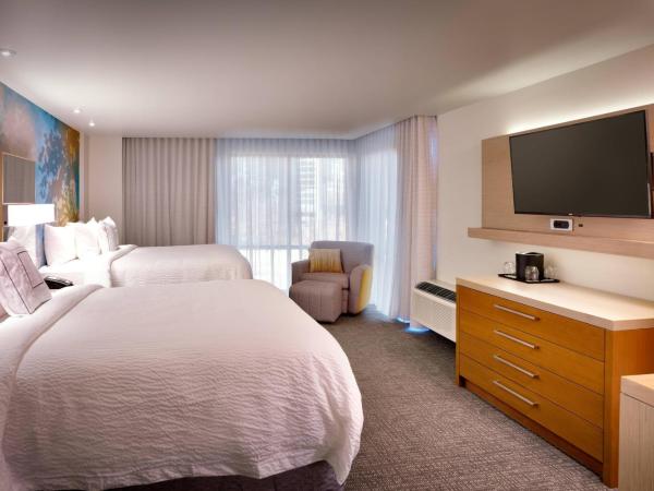 Courtyard by Marriott Salt Lake City Downtown : photo 1 de la chambre suite lit queen-size