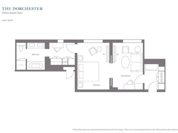 The Dorchester - Dorchester Collection : photo 5 de la chambre suite junior deluxe