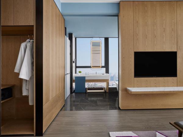 JW Marriott Hotel Xi'an Southwest : photo 4 de la chambre studio lit king-size - vue sur ville