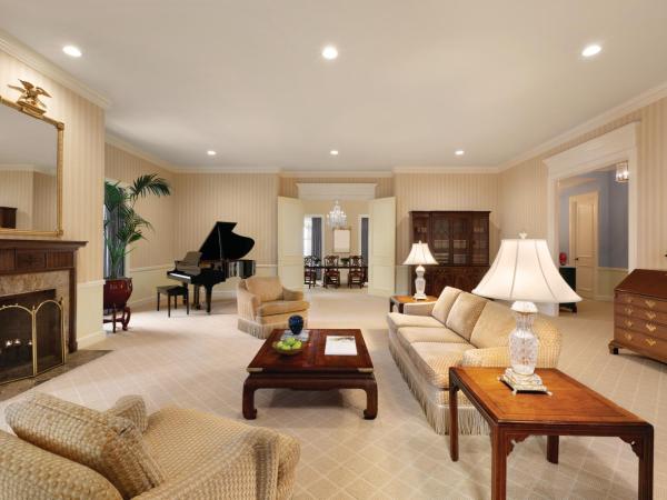 Fairmont Olympic Hotel : photo 1 de la chambre suite présidentielle cascade avec 1 lit king-size et 2 salles de bains